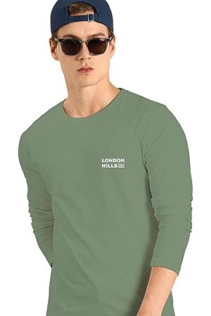 Printed Round Neck Full Sleeve T-Shirt